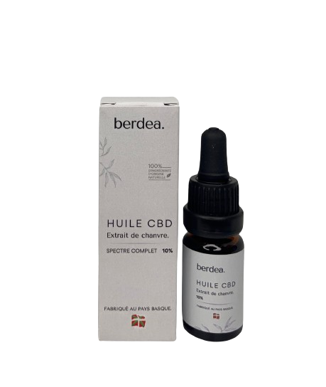 Huile de CBD 10 % | Spectre complet | 10ml